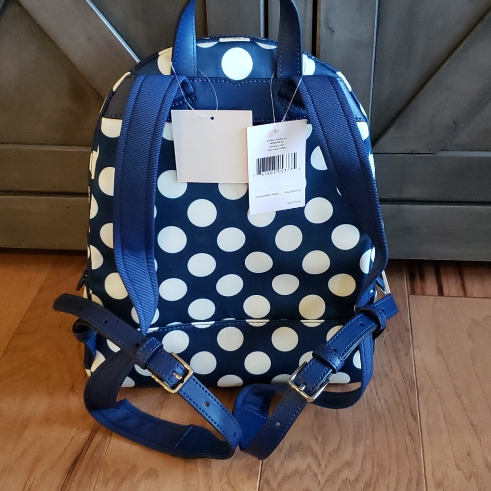 Poka Dot Backpack - Picture 4 of 5